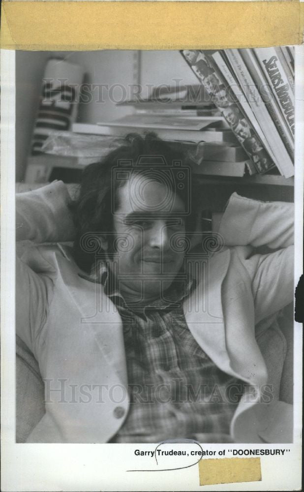 1976 Press Photo Garry Trudeau American cartoonist - Historic Images