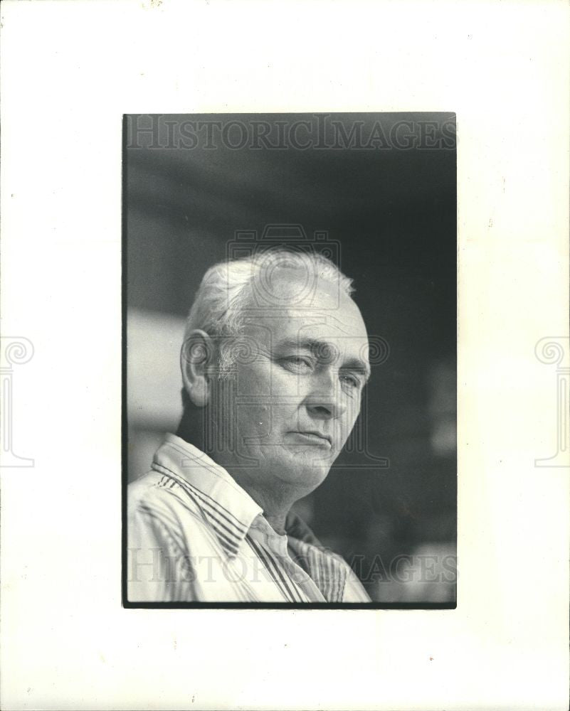 1981 Press Photo William Trerice Michigan sailor - Historic Images