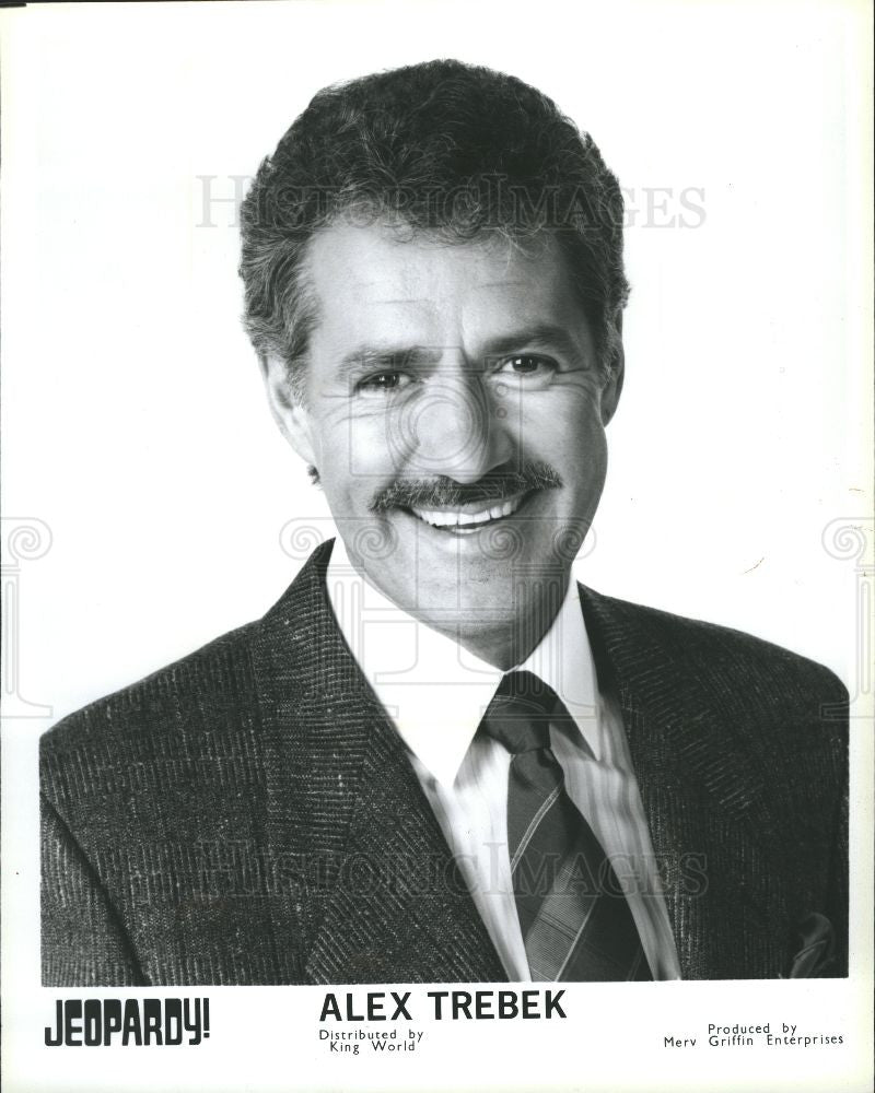 1989 Press Photo Television personality Game show host - Historic Images