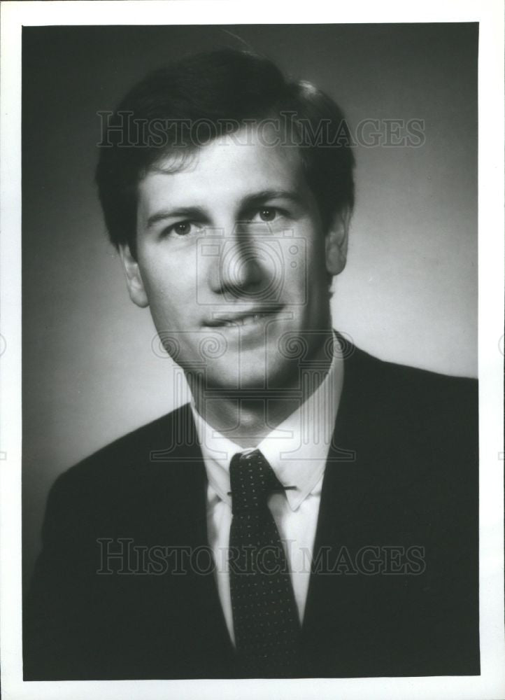1989 Press Photo David Mark Treadwell football player - Historic Images