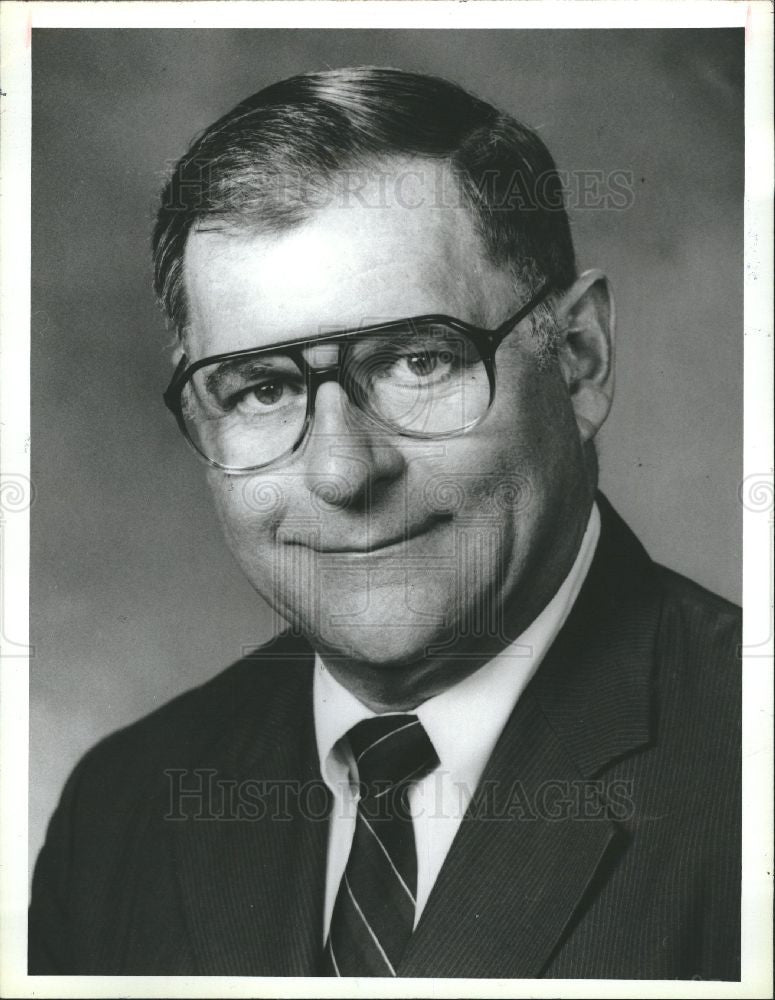 1988 Press Photo Bob Traxler Congressman - Historic Images