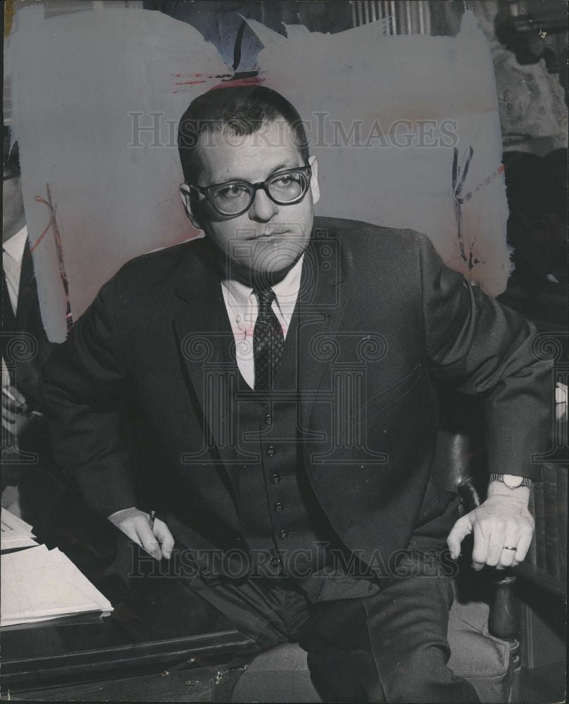 1965 Press Photo Bob Traxler Politician Michigan State - Historic Images