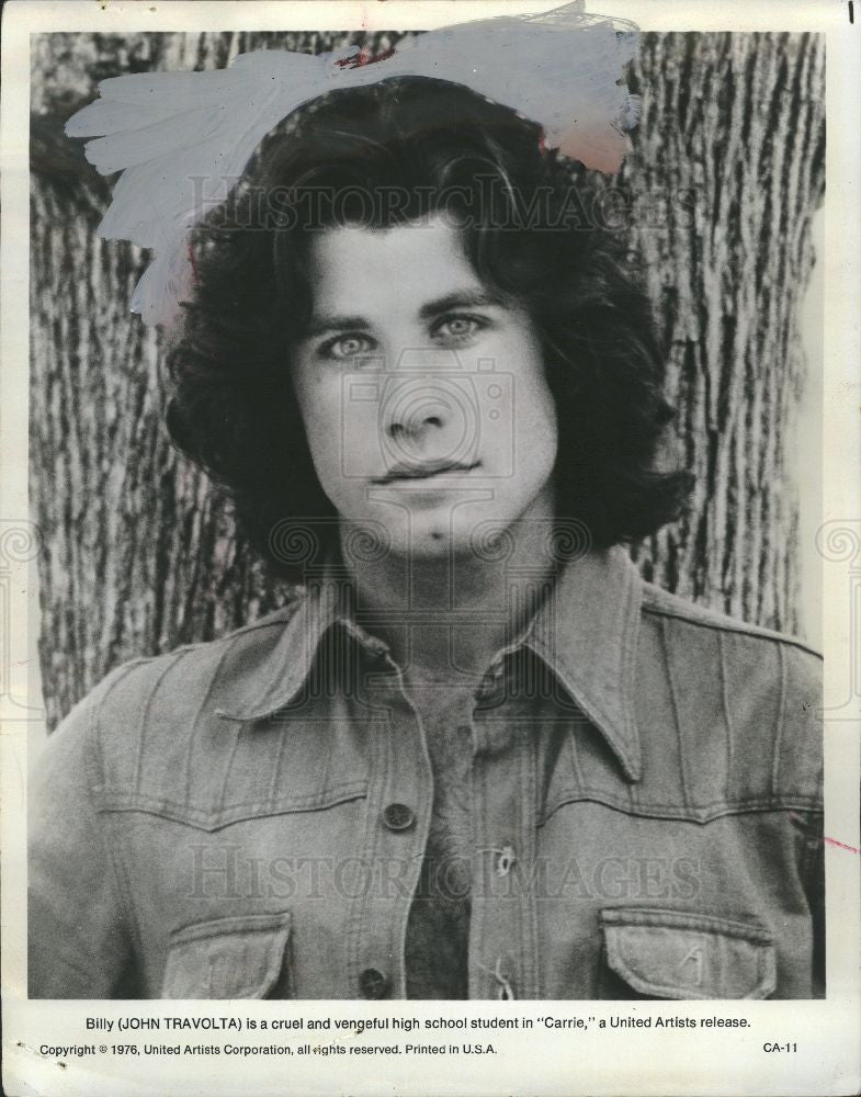 1976 Press Photo John Travolta American Actor - Historic Images