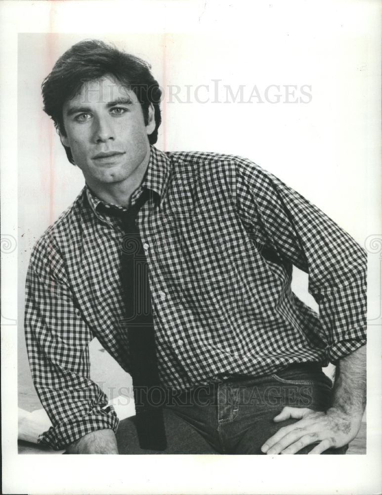 1989 Press Photo John Travolta actor entertainer films - Historic Images