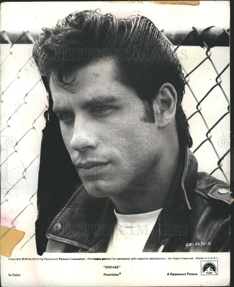 1981 Press Photo John Travolta Grease - Historic Images