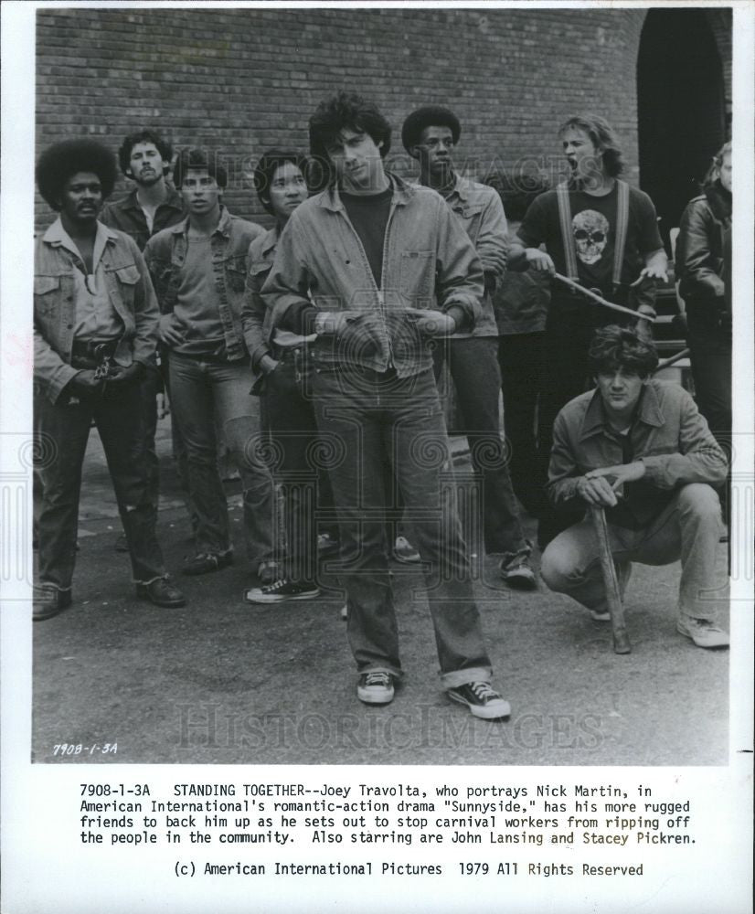 1979 Press Photo Joey Travolta John Lansing Stacey - Historic Images