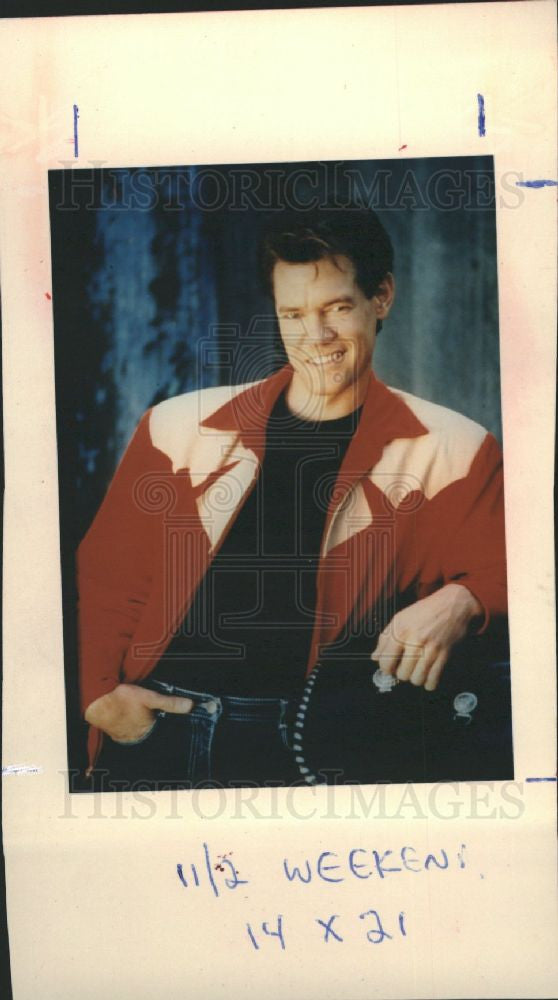 1990 Press Photo Randy Travis Super nice star - Historic Images
