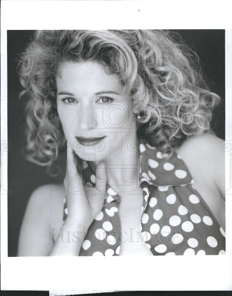 Press Photo Nancy Travis Actress Almost Perfect TV - Historic Images