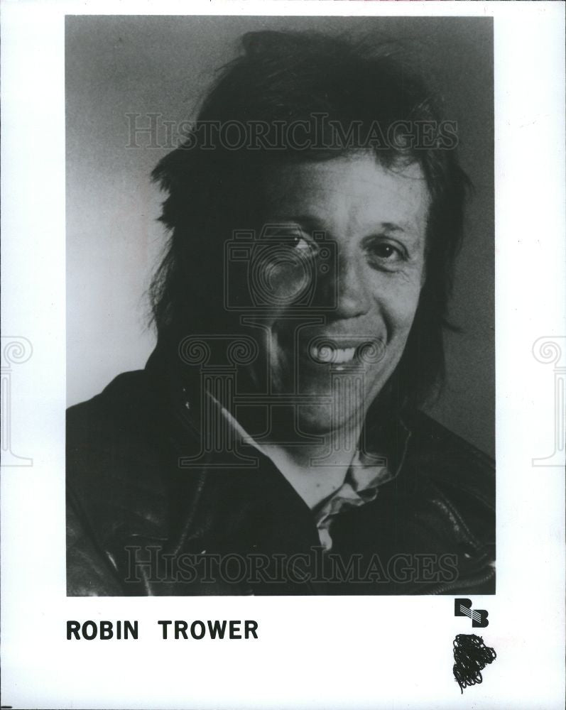 1987 Press Photo Robin Trower English rock guitarist. - Historic Images