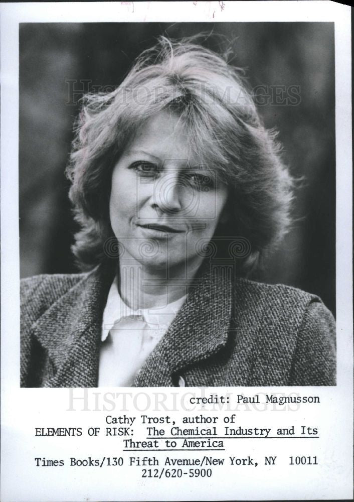 1984 Press Photo Cathy Trost Author - Historic Images