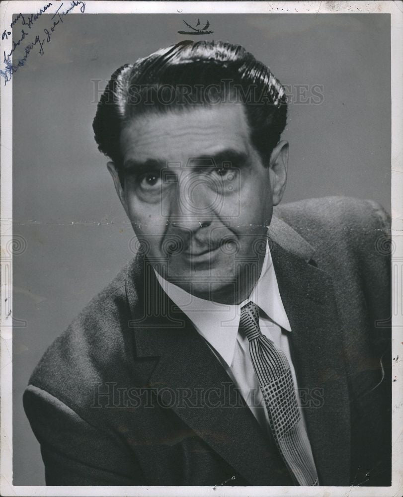 1956 Press Photo Joseph Trombly Probate Judge - Historic Images