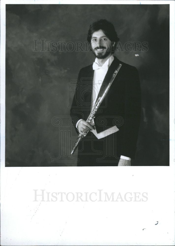 1995 Press Photo Raffaele Trevisani - Flute Soloist - Historic Images