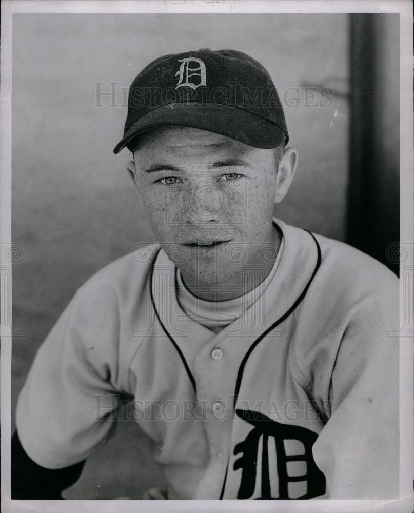 1949 Press Photo Jack Graham, Baseball, Brooklyn Dodger - Historic Images