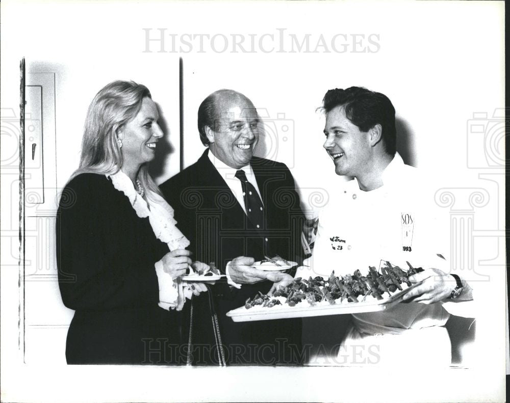 Press Photo Michael Trombley Chef Restaurant - Historic Images