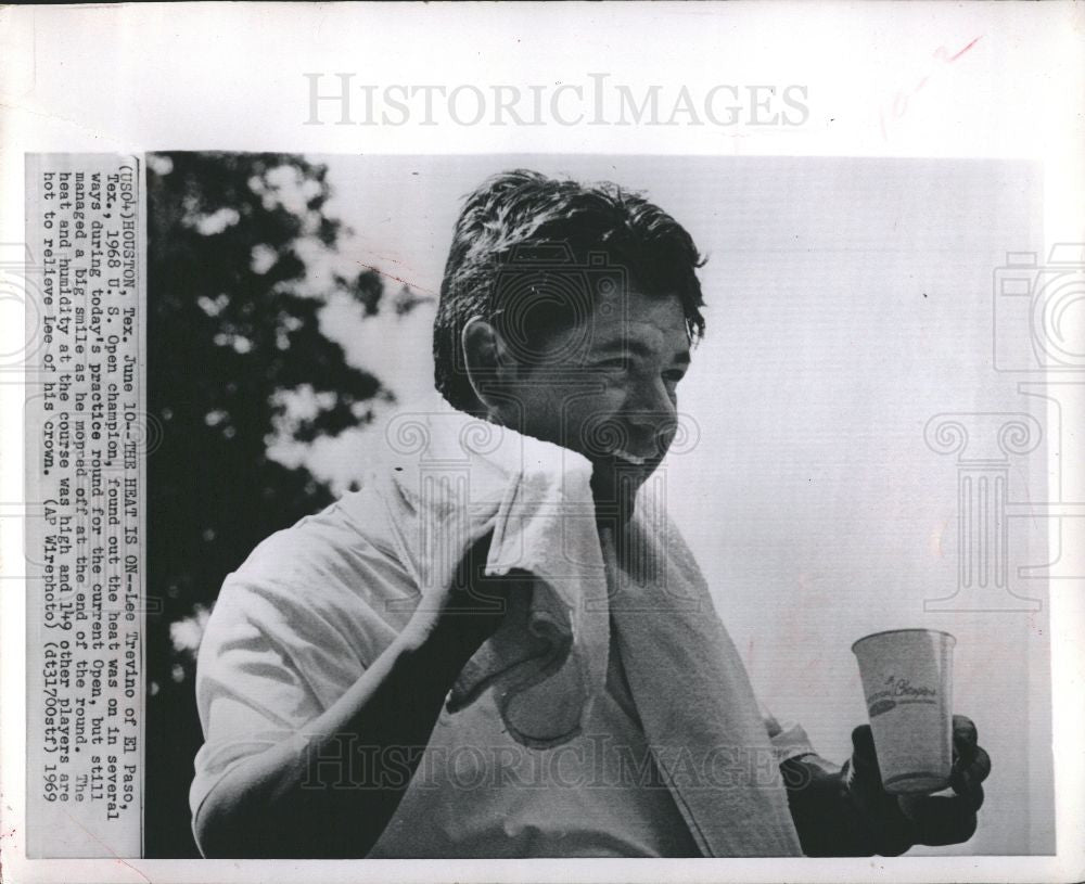 1969 Press Photo Lee Trevino American PGA Tour Sport - Historic Images