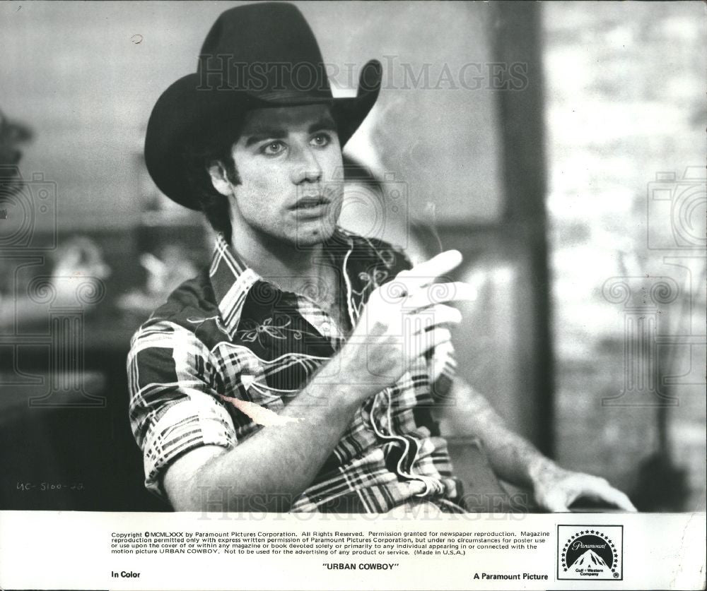 Press Photo John Travolta actor dancer singer - Historic Images