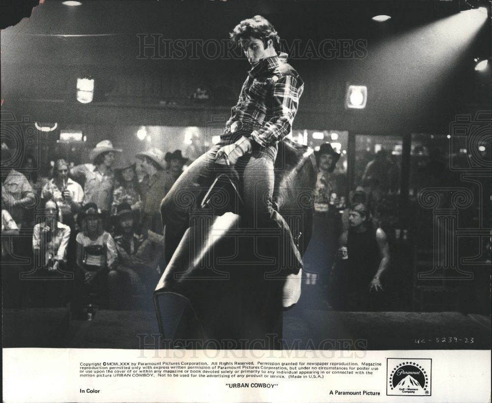 1980 Press Photo John Travolta American actor, dancer a - Historic Images