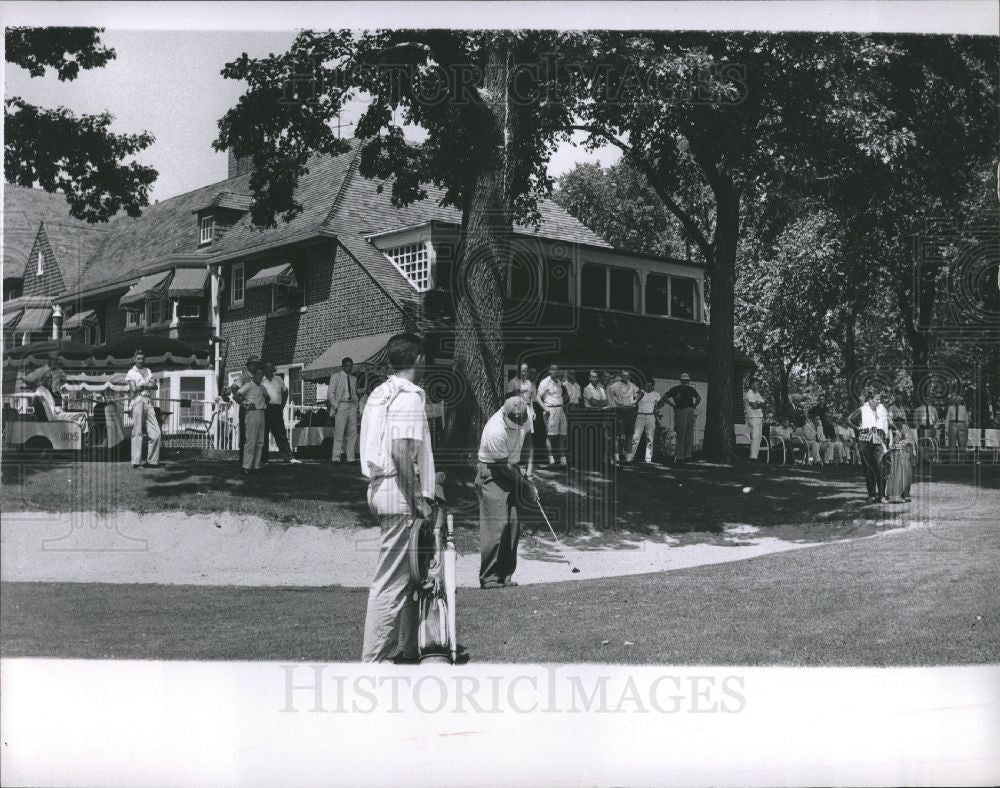 1958 Press Photo Bud Stevens Belvedere golf club 1958 - Historic Images