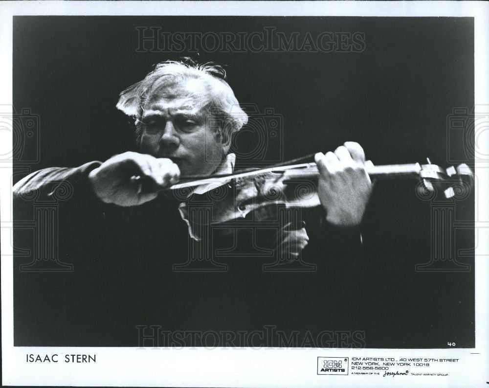 1992 Press Photo Isaac Stern musical talent - Historic Images