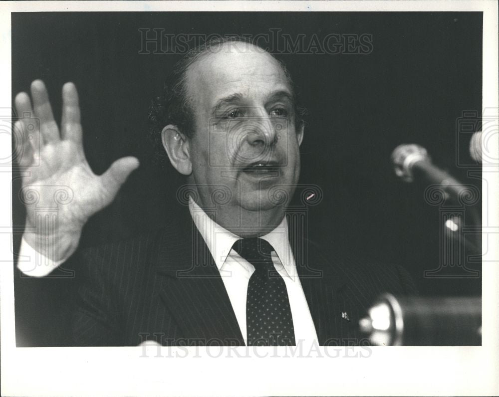 1988 Press Photo Guy Stern Wayne State University - Historic Images