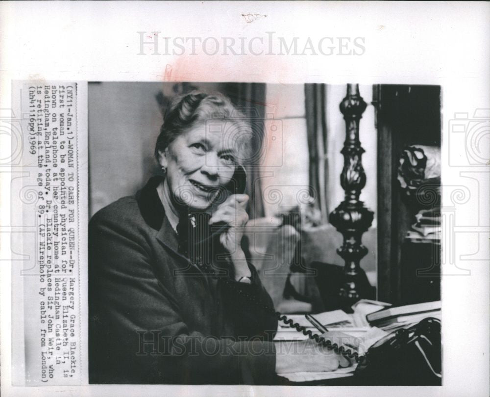 1969 Press Photo Margery Grace Blakie - Historic Images