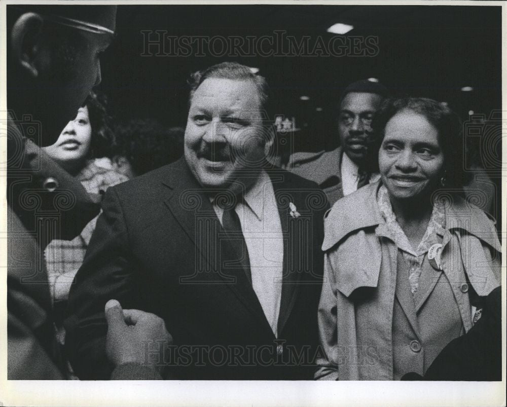 1979 Press Photo Michegan, mayor, first, black, 1st - Historic Images