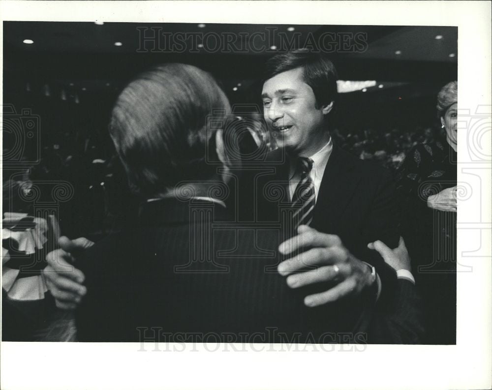 1982 Press Photo Michigan Governor James Blanchard - Historic Images