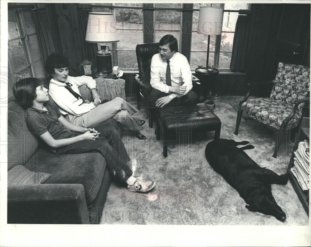 1982 Press Photo Jay Paula &amp; Jim Blanchard - Historic Images