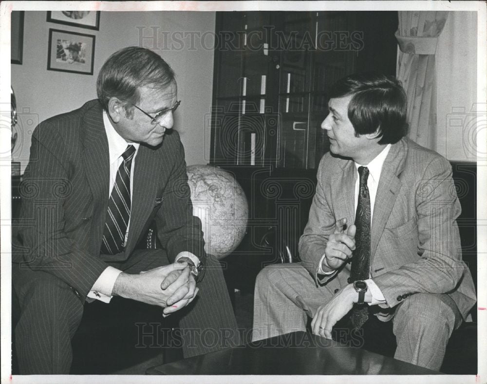 1980 Press Photo Blanchard Lee Iacocca in charge - Historic Images