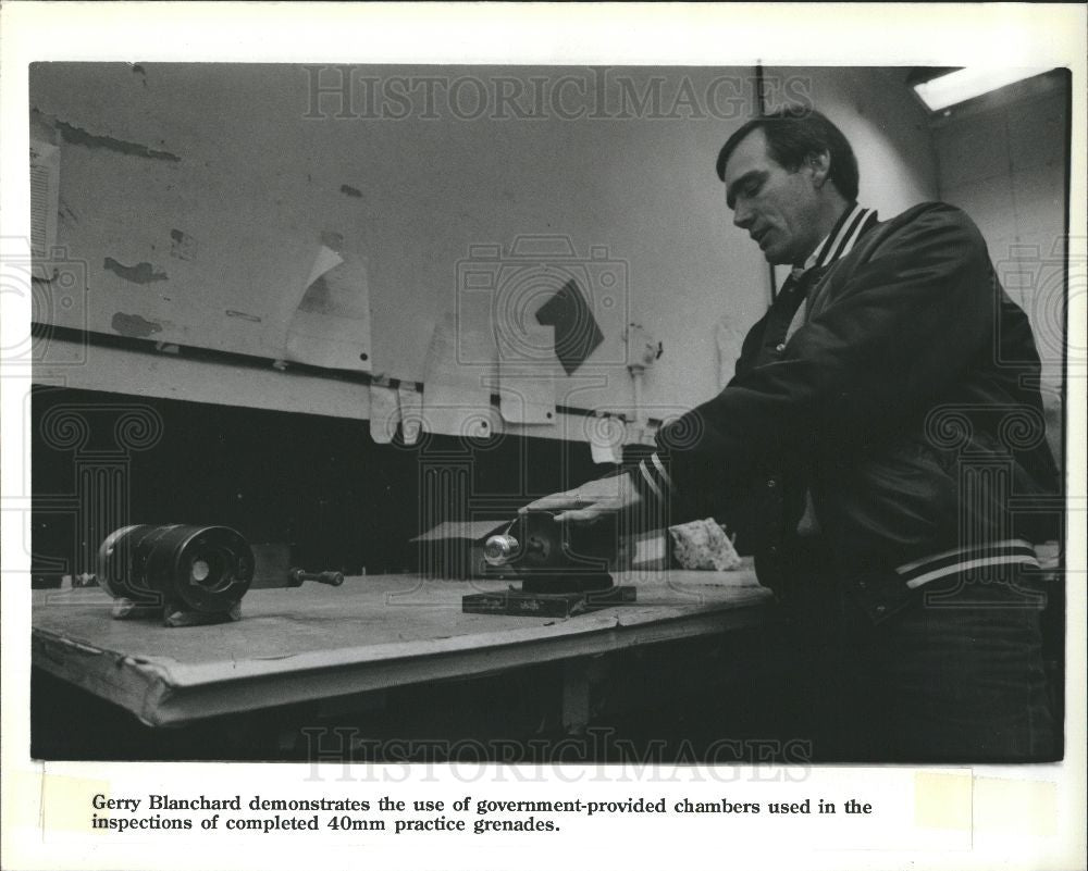 1988 Press Photo GERRY BLANCHARD, criminal - Historic Images