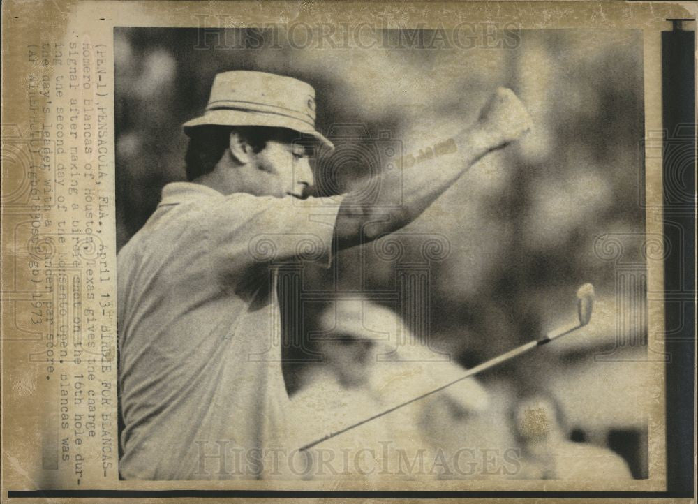 1973 Press Photo Birdie Shot of Homero Brancas - Historic Images