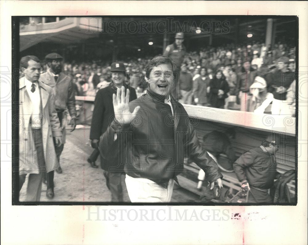 1987 Press Photo Blanchard Governor - Historic Images