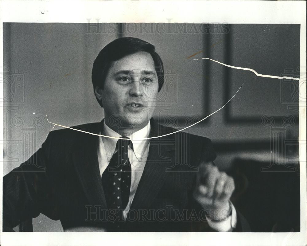 1983 Press Photo James Blanchard  Governor - Historic Images