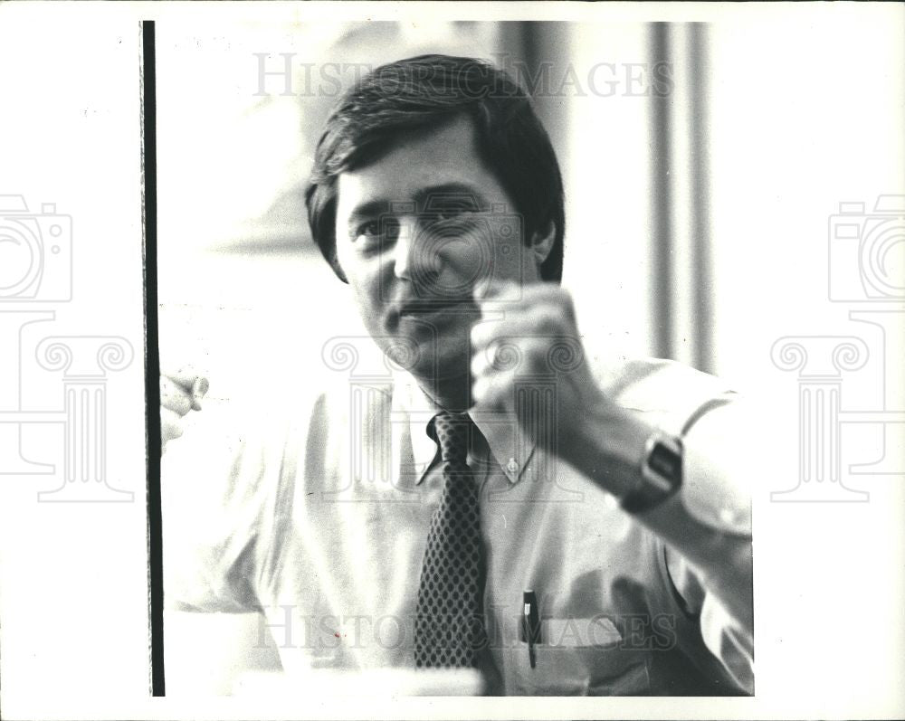 1982 Press Photo BLANCHARD, Business Leader - Historic Images