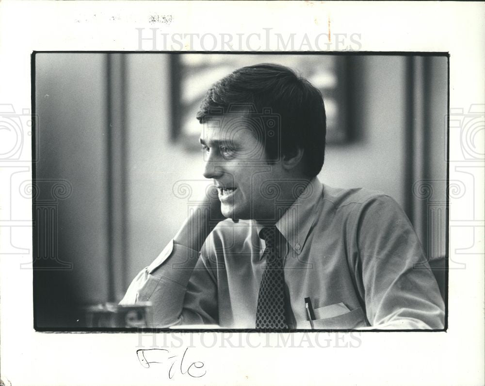 1982 Press Photo Blanchard deficit - Historic Images