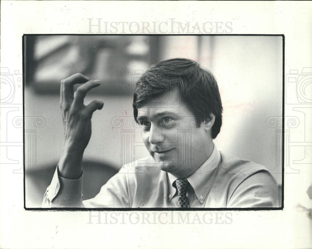 1983 Press Photo James Blanchard, Governor - Historic Images