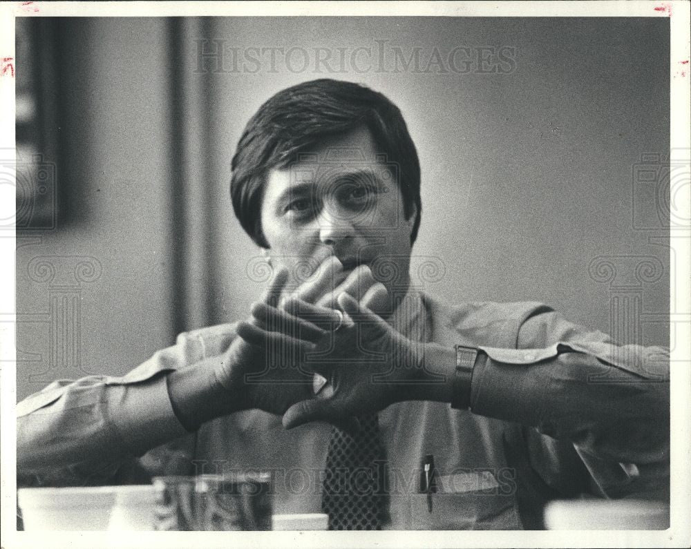 1982 Press Photo James Blanchard Governor - Historic Images