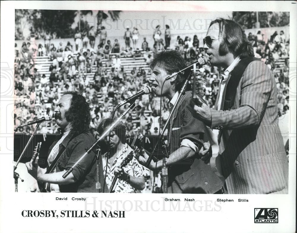 1983 Press Photo David Crosby, Graham Nash - Historic Images