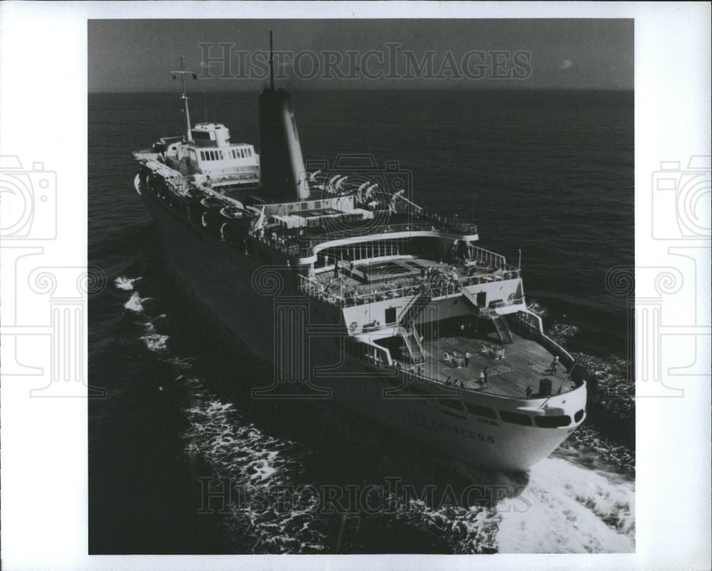 Press Photo crusie ship - Historic Images