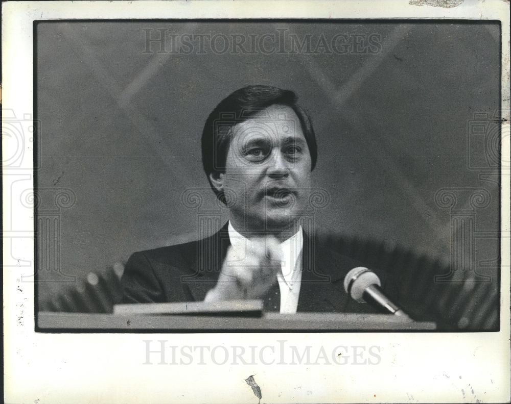 Press Photo James Blanchard (R) Governor Michigan - Historic Images