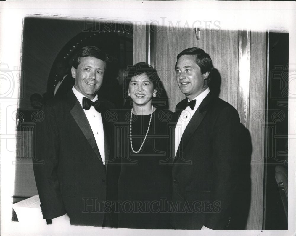 1989 Press Photo James Blanchard Governor Ken Millard - Historic Images