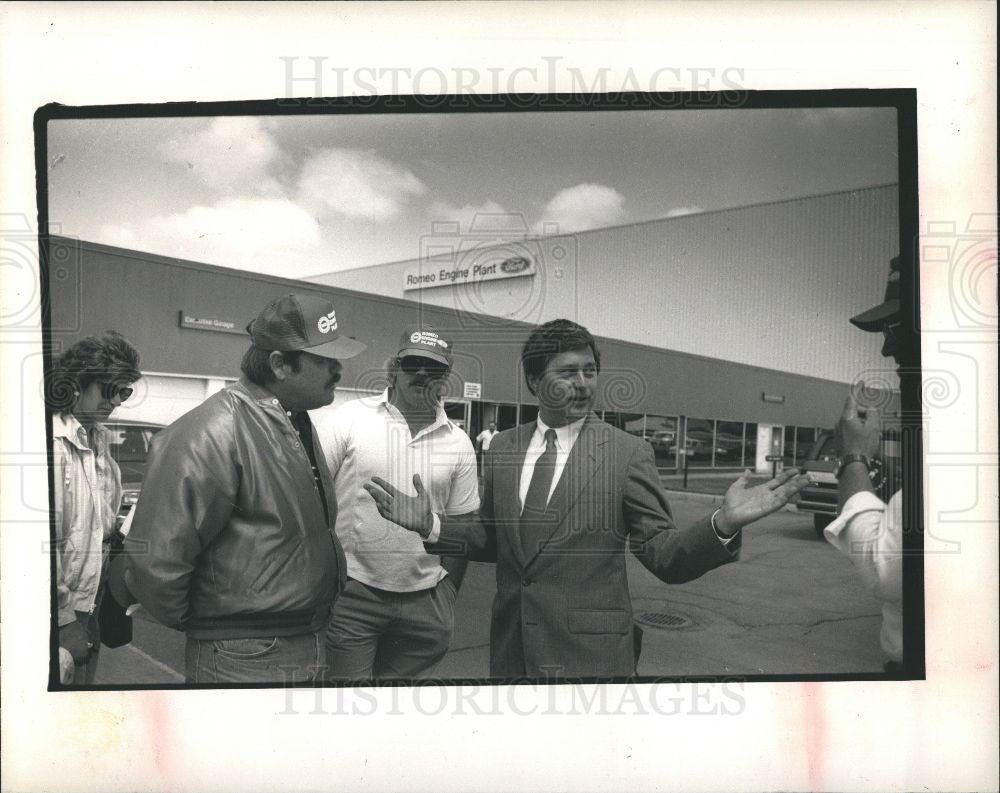 1988 Press Photo Gov. James Blanchard Politician - Historic Images