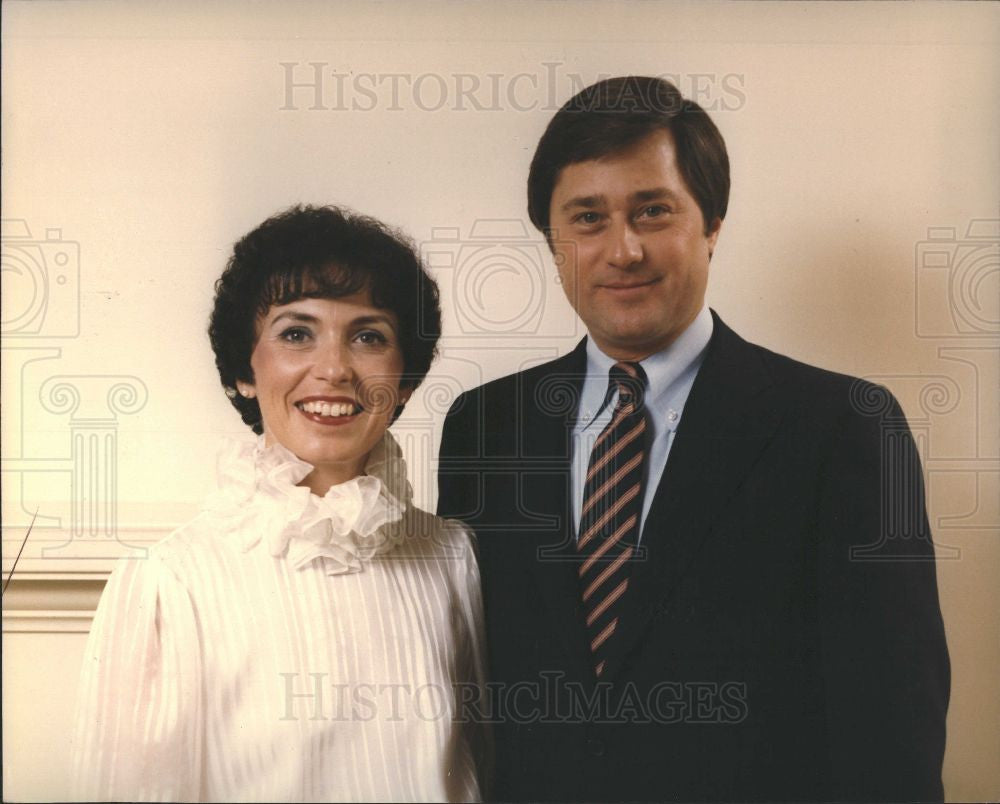1988 Press Photo Michigan Governor James Blanchard Wife - Historic Images