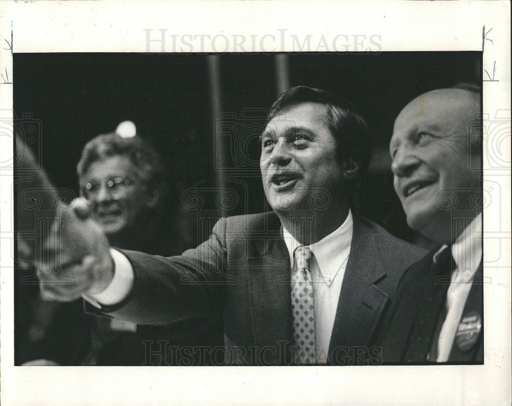 1986 Press Photo Michigan Governor James Blanchard - Historic Images