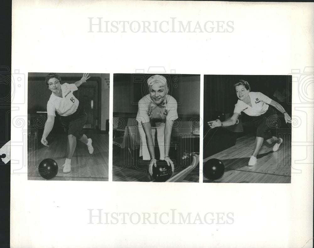 1961 Press Photo Elvira Toepfer Top Bowlers Player - Historic Images