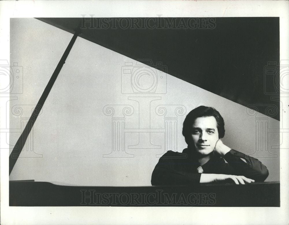 1977 Press Photo James Tocco concert pianist Detroit - Historic Images