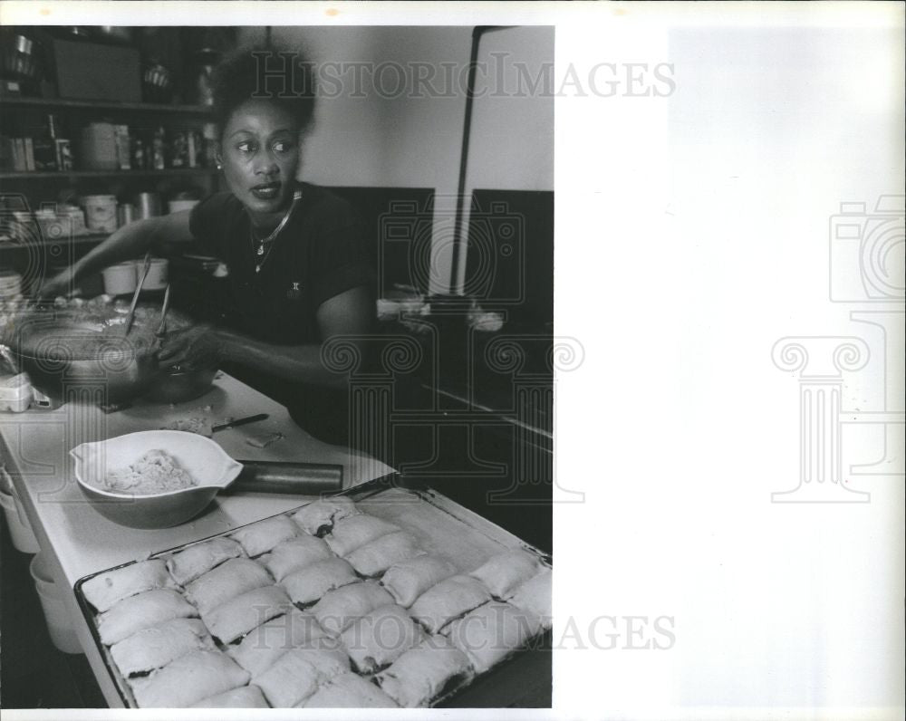 1991 Press Photo James Toney Sherry - Historic Images