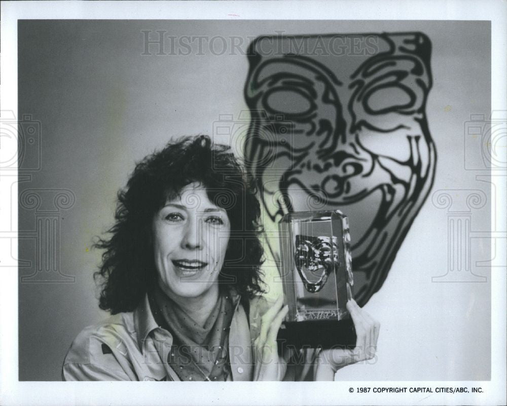 1987 Press Photo Lily Tomlin The American Comedy Awards - Historic Images
