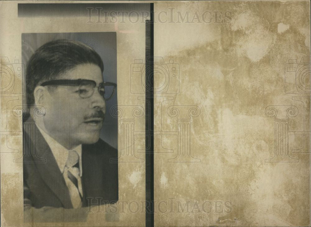 1971 Press Photo Juan Jose Torres Bolivia politician - Historic Images