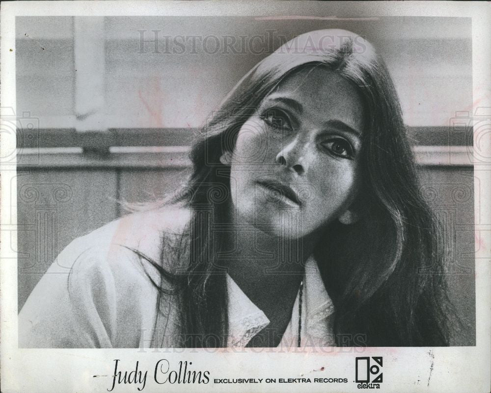 1973 Press Photo Judy Collins American  Pop Rock Singer - Historic Images